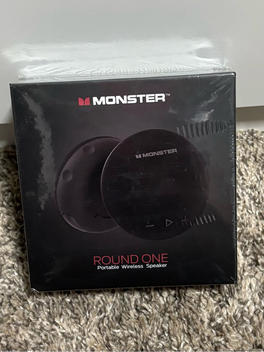 Monster brand Round One Portable Wireless Speaker - NWT, sealed, never opened